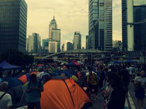 HK protest Tent