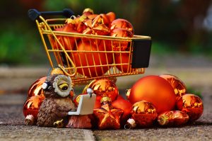 online shopping, christmas, shopping cart