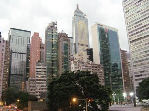 hong kong, skyscrapers, buildings