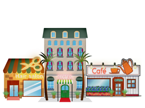 businesses, city, hotel