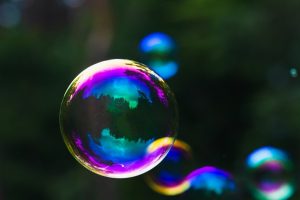 soap bubble, bubble, reflection