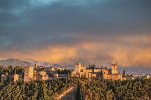 alhambra, granada, landscape